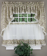 Clarice, 58"W X 24"L Ruffled Tier Pair