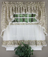 Clarice, 58"W X 24"L Ruffled Tier Pair