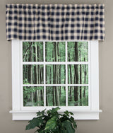 Country Check Tailored Valance