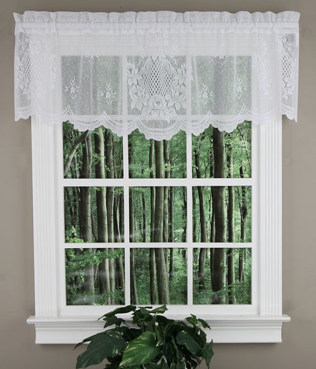 Cameo Rose Lace Curtains