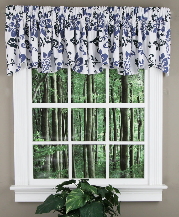 Jacobean Abstract Lined Beacon Valance