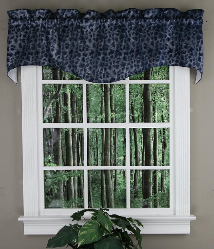 Leopard Lined M Valance