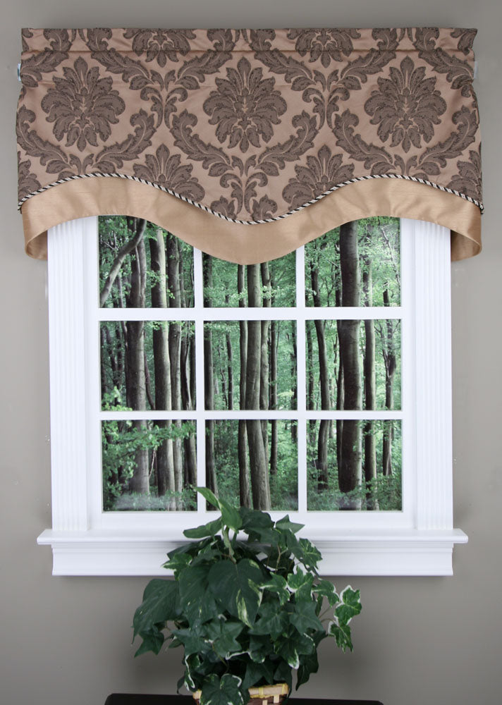 Darby Layered Scalloped Valance