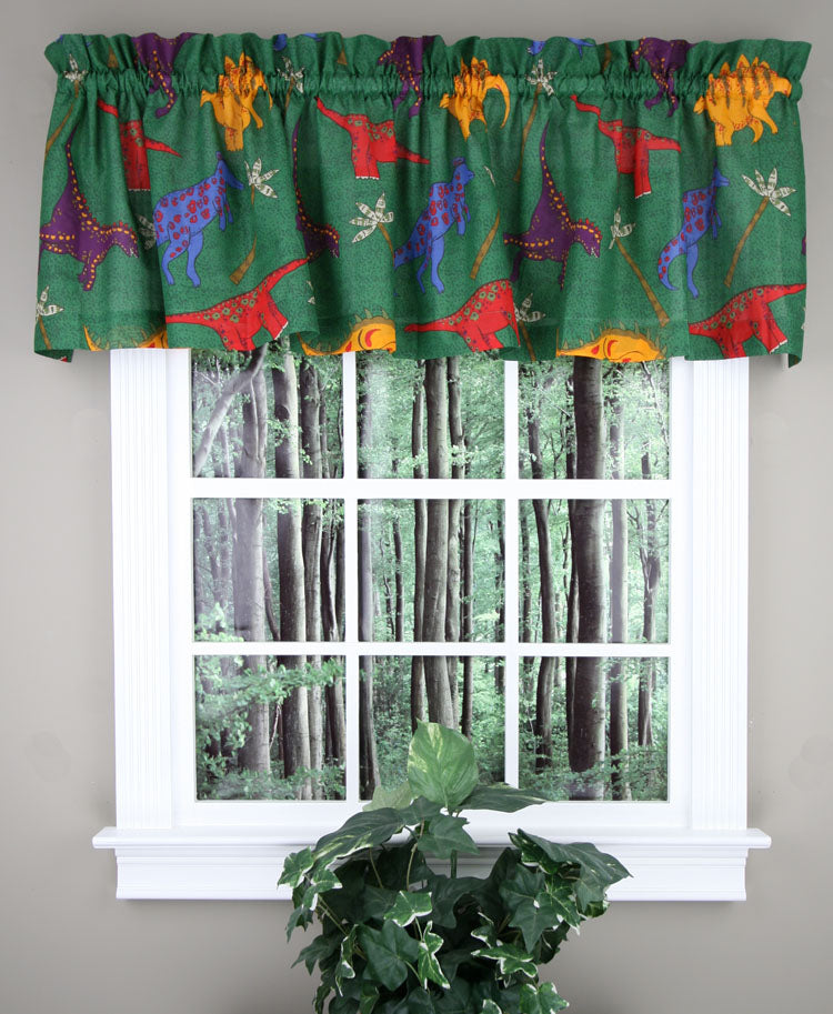 Dino World Tailored Valance