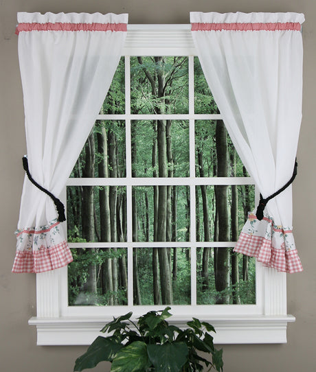 Dreams Ruffled Tier Curtains - Close Out