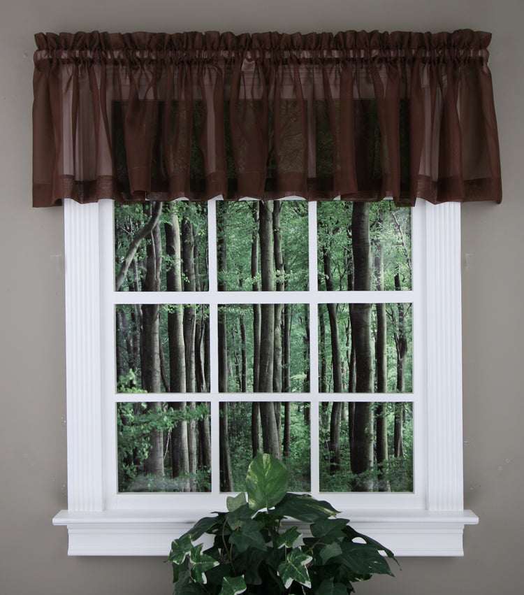 Elegance Voile Tailored Valance