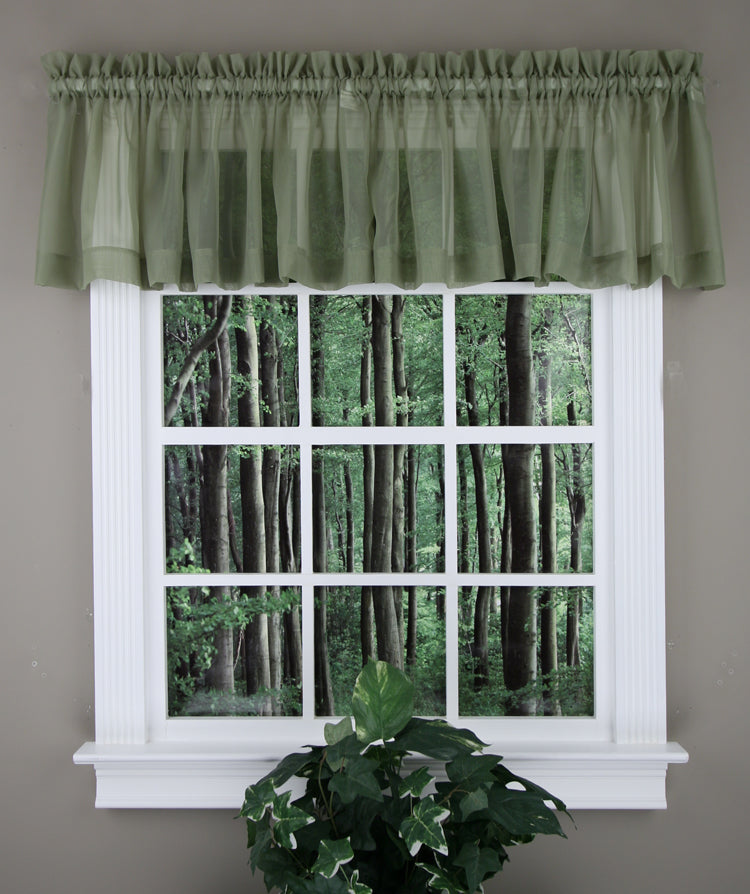 Elegance Voile Tailored Valance