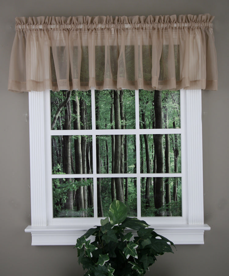 Elegance Voile Tailored Valance