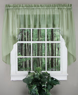 Elegance Voile Curtain, 56"W X 38"L Swag Pair