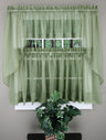 Elegance Voile Curtain, 60"W X 24"L Panel