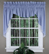 Emery 36"L Three Piece Lined Swag Curtain Set