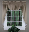 Emery 45"L Three Piece Lined Swag Curtain Set