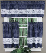 Live, Love, Laugh, Tailored Valance