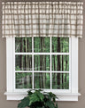 Logan Plaid Tailored Valance