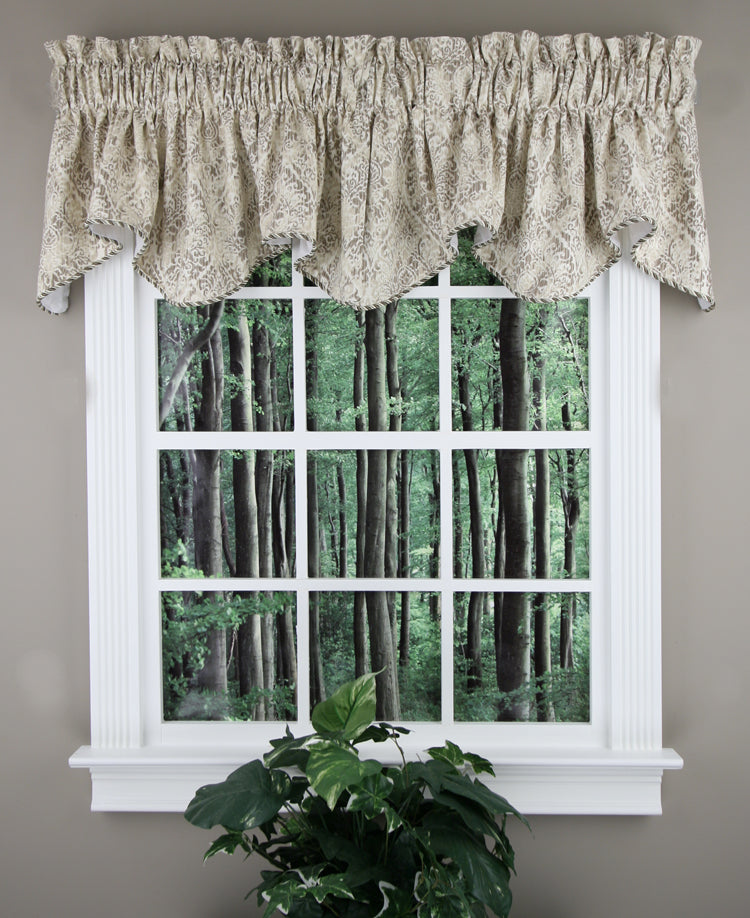 Lola Scalloped Lined Valance