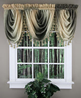 Ombre Waterfall Valance with Tassel