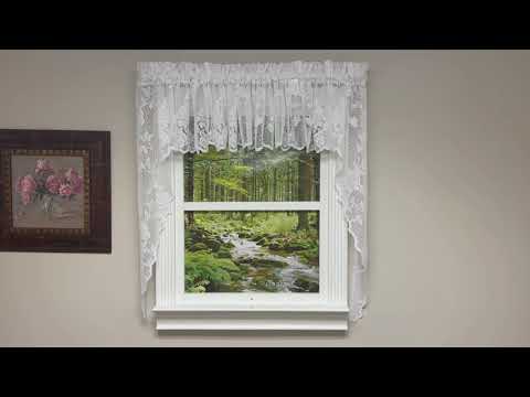 Lacey Embroidered Lace Curtains