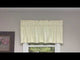 Gabrielle, 56"W X 17"L Tailored Valance