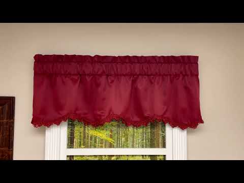 Blackstone Scalloped Valance