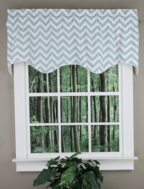 Reston Lined Scalloped Valance