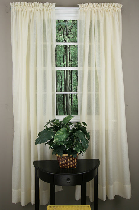 Reverie Sheer Rod Pocket Curtain - Close Out