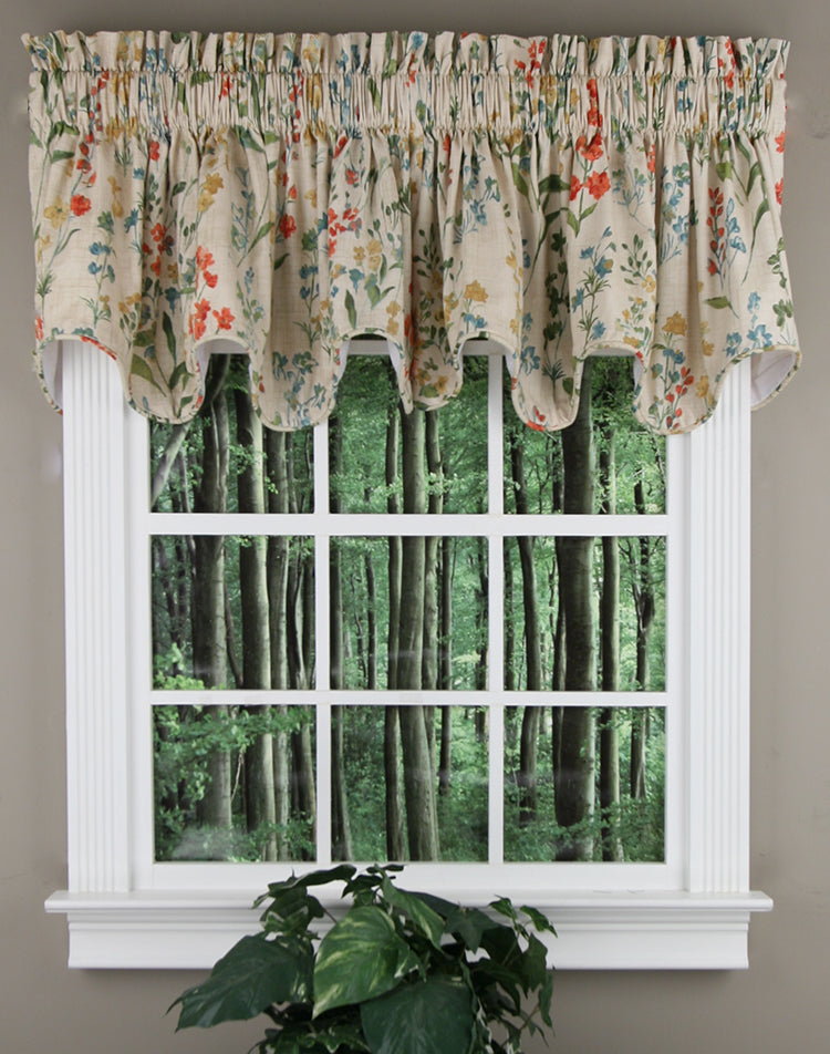 Rockport Scalloped Valance - Commonwealth – Swags Galore