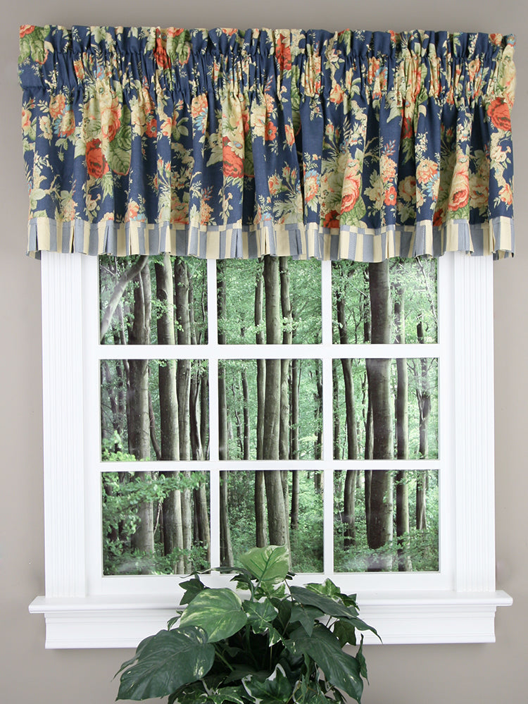 Sanctuary Rose Layered Waverly Valance