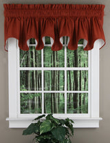 Lisa Solid Lined Scalloped Valance