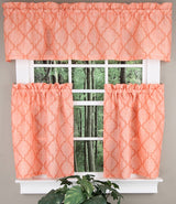 Colby Valance & Tier Kitchen Curtain Set