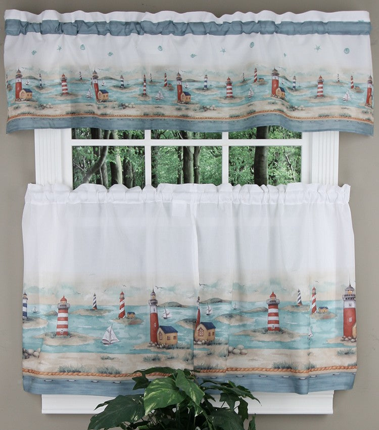 Hamptons Complete Kitchen Curtain Set