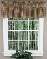 Charlestown Check Tailored Valance