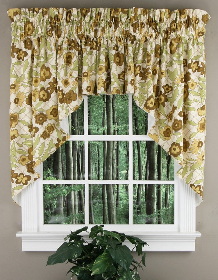 Floral Garden Tailored Valance