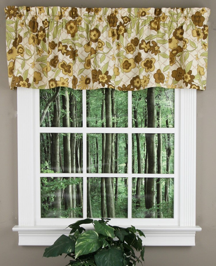 Floral Garden Lined M Valance