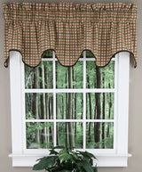 Charlestown Check Wave Valance