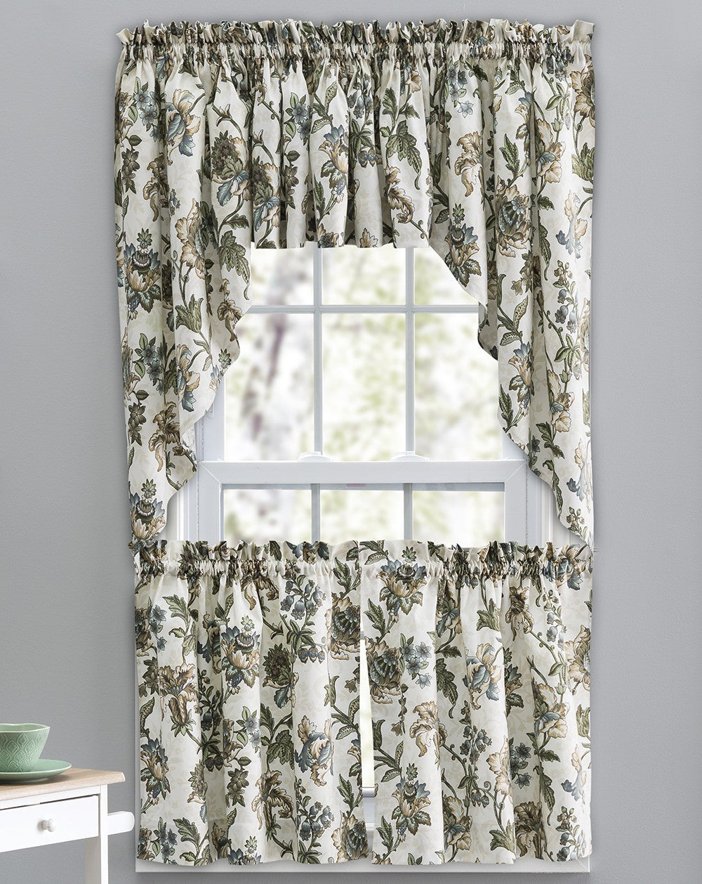 Madison Floral Curtain Panel Pair