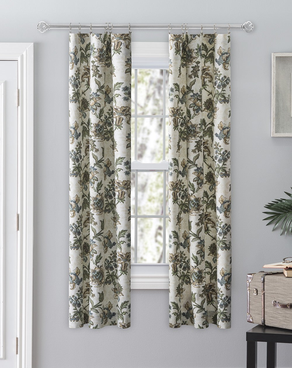 Madison Floral Tailored Valance