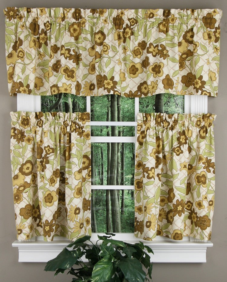 Floral Garden Tailored Valance