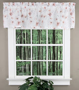 Blushing Blooms Tailored Valance