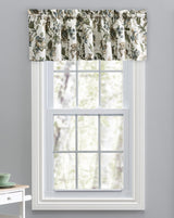 Madison Floral Lined Scalloped Valance