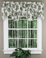 Madison Floral Lined Scalloped Valance