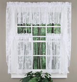 Lacey Lace Embroidered Valance