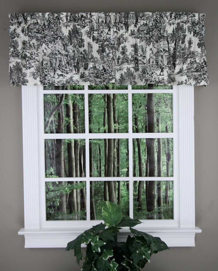 Victoria Park, 70"W X 15"L, Country Tailored Valance