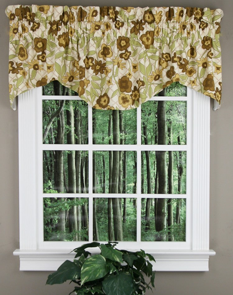 Floral Garden Tailored Valance