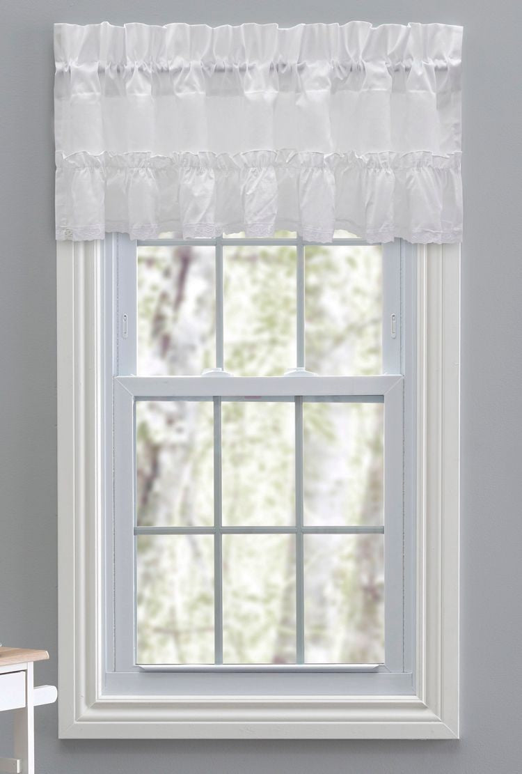 Madelyn Ruffled Victorian Valance