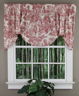 Victoria Park, 60"W X 24"L Country Tie Up Valance