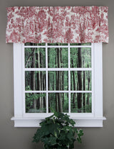 Victoria Park, 70"W X 15"L, Country Tailored Valance