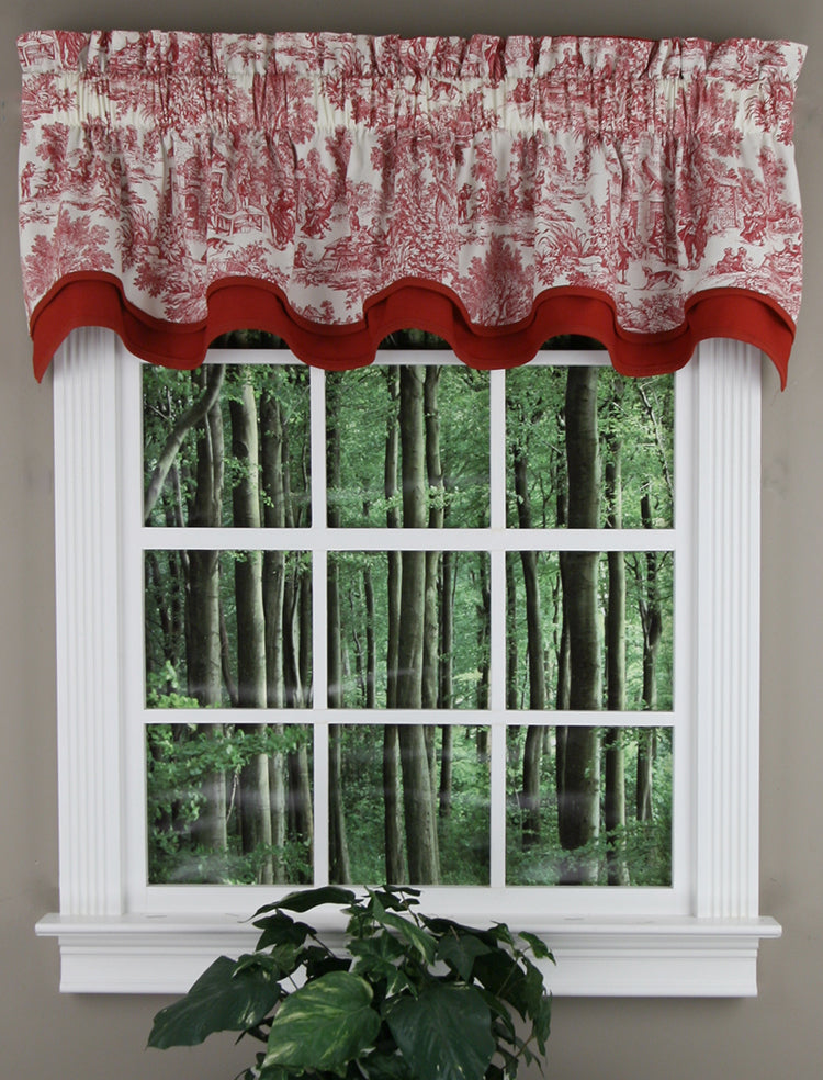 Victoria Park Toile, 70"W X 15"L Bradford Valance